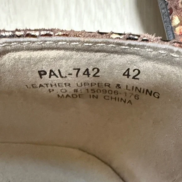 Alegria Copper Textured Mary Jane Dress Shoes - Picture 10 of 11